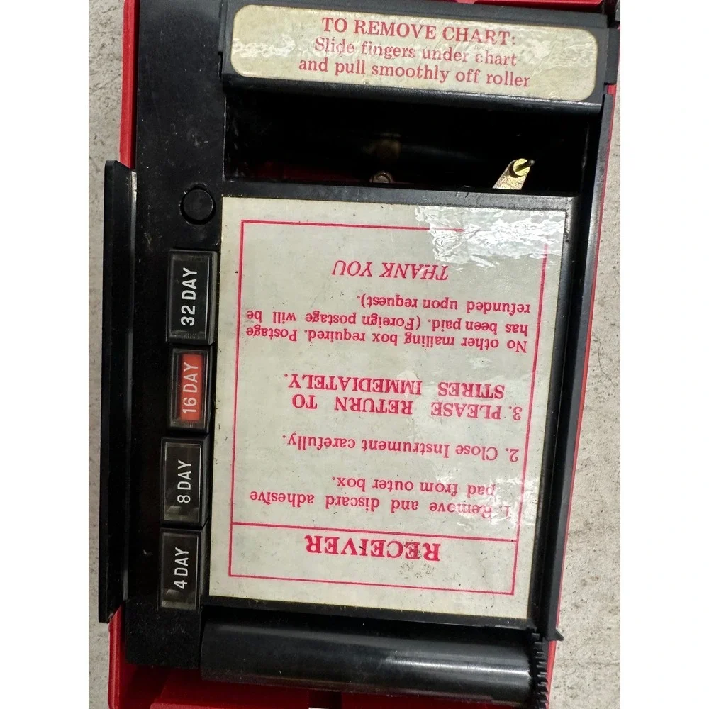 Vintage STIRES Shipping‎ Recording Thermometer Business Reply Mail Priority Mail
